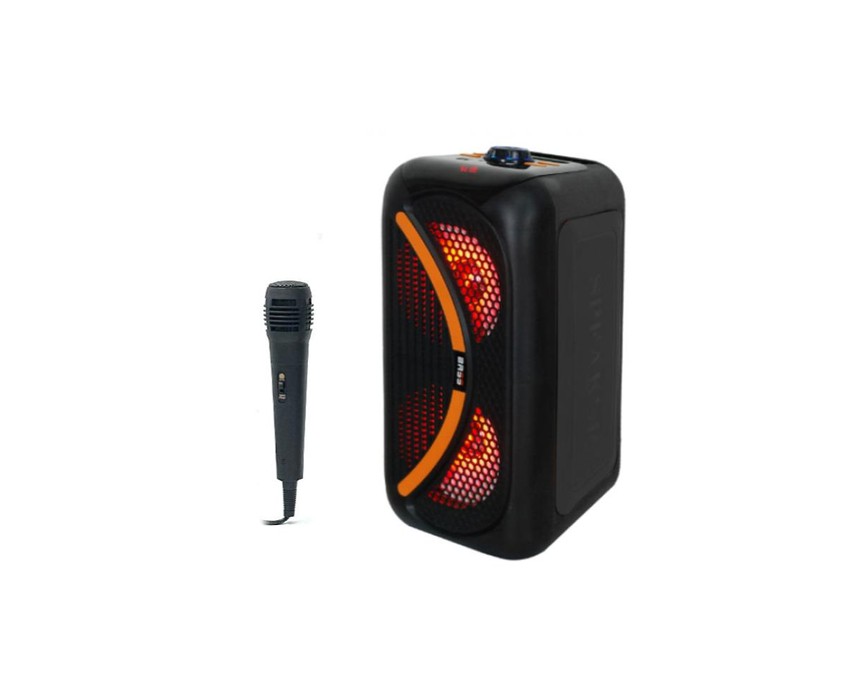 Portable Speaker - Amplifier - 4" - USB & Bluetooth & Radio - WLC-4401 g