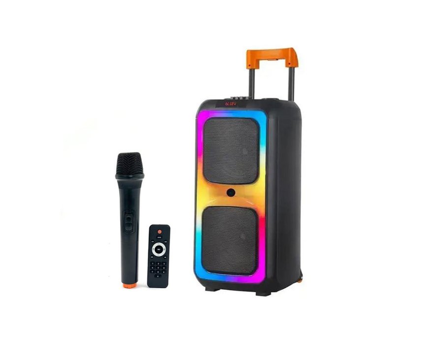 Portable Speaker - Amplifier - 8" - USB & Bluetooth & Radio - NDL-1067