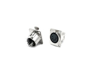 Audio Connector XLR 4-Pin Male Metal Chassis Mount