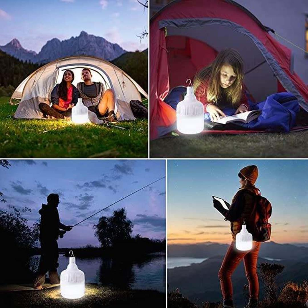 Rechargeable LED bulb with on off switch