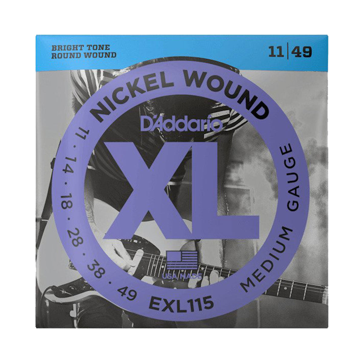 D’Addario EXL115 Medium Electric Guitar Strings
