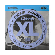D’Addario EXL116 11-52 Medium Top Electric Guitar Strings