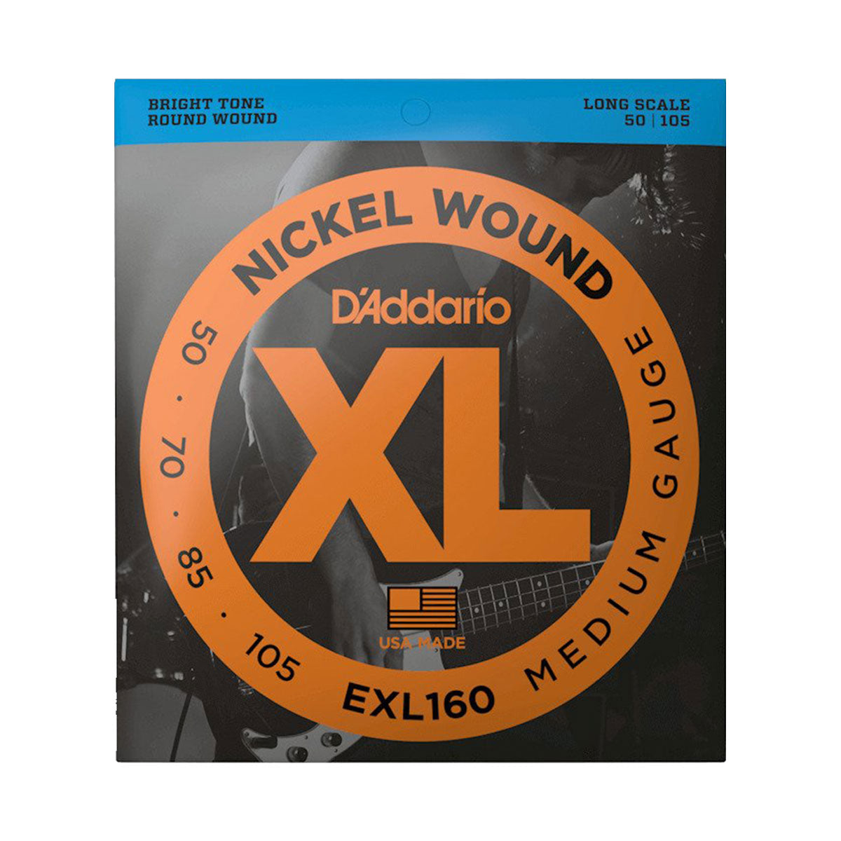 D’Addario EXL160 Medium Long Scale Bass Guitar Strings