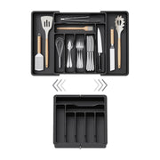 Expandable Kitchen drawer organizer for utensils