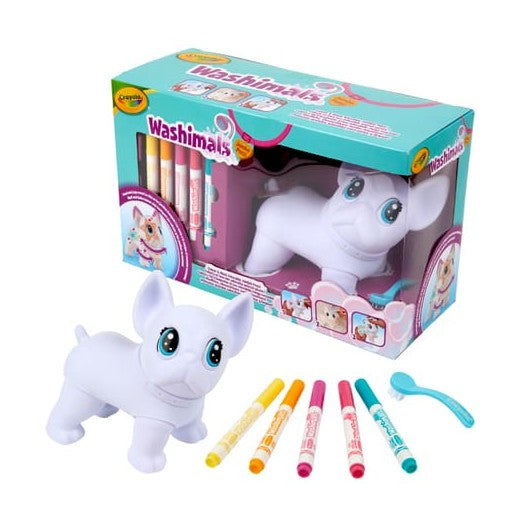 Crayola Washimals Posable Jumbo Pet with 5 Washable Markers by Crayola