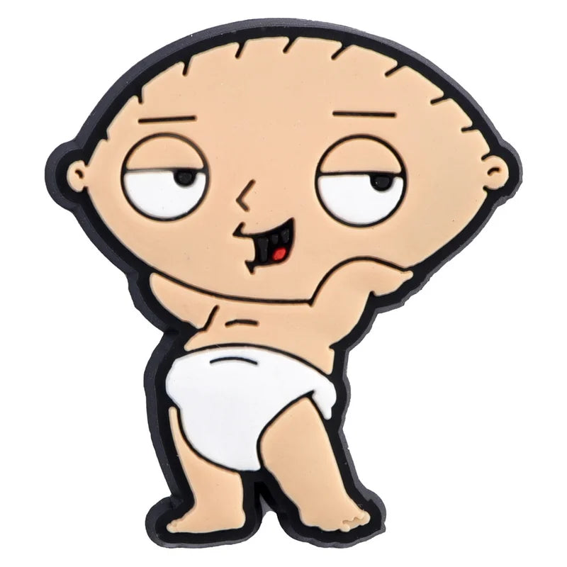 Family Guy Stewie Peter Griffin Quagmire Bryan Croc Charms for Crocs | Jibbitz