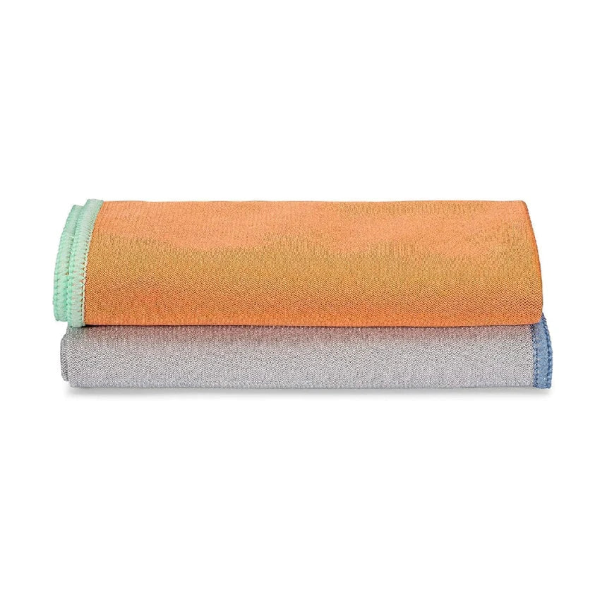 Glass Cleaning Recycled Microfiber Cloths - Set of 2 Kitchen Towels Glass Cleaning Recycled Microfiber Cloths - Set of 2 Glass Cleaning Recycled Microfiber Cloths - Set of 2 Full Circle