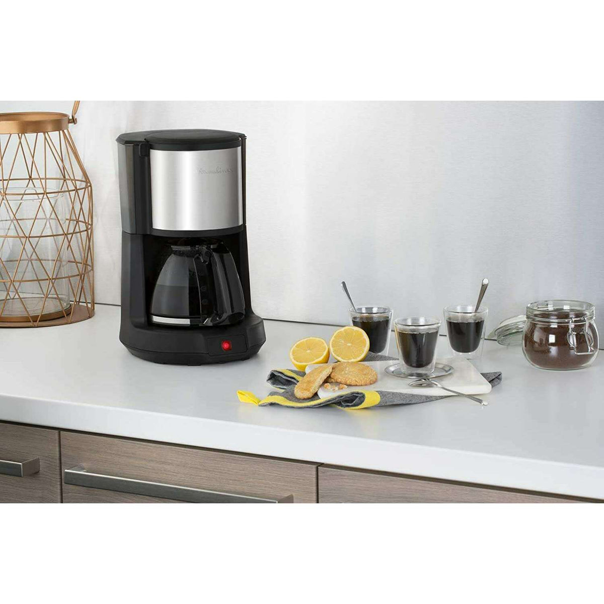 The German Outlet, Moulinex, Subito Select 1.25 L Coffee Machine Black