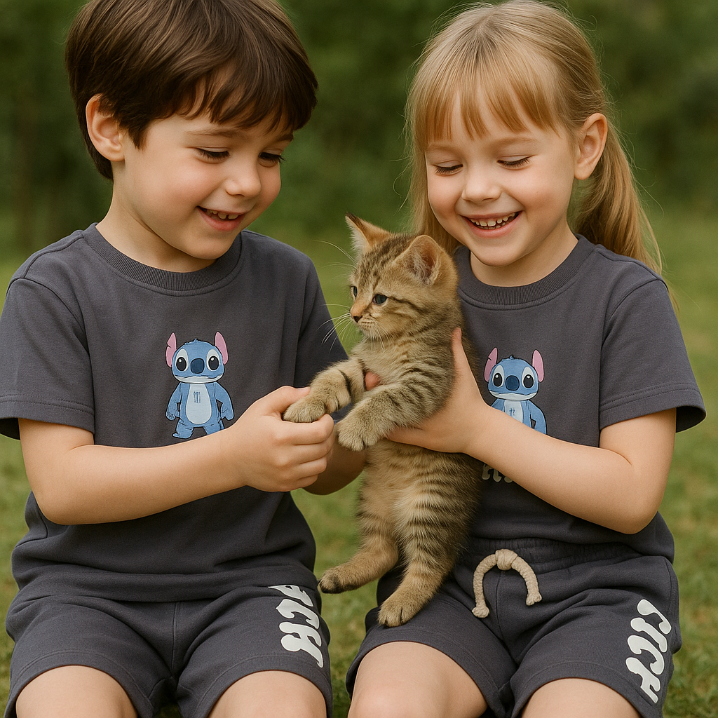 Kids’ Cotton Stitch Summer Set / 5–14Y