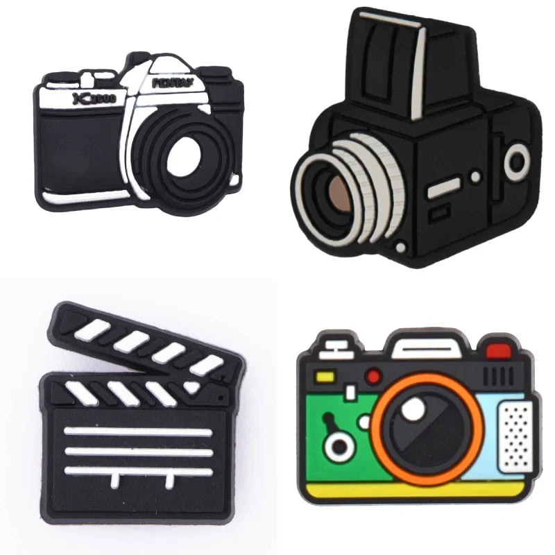 Filmmaking Photography Cameras Director Croc Charm for Crocs | Jibbitz