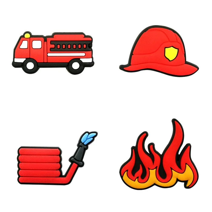 Fire Brigade designs on a white background