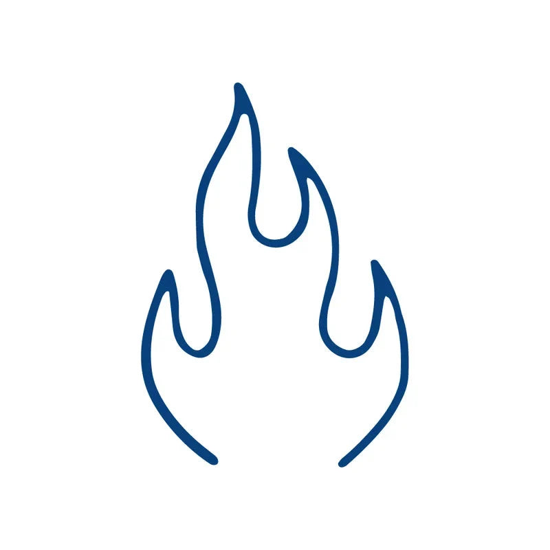 flame temporary tattoo