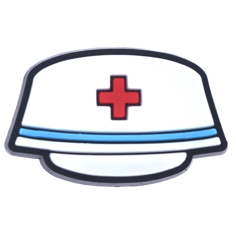First Aid Cap Medical and Nursing Jibbitz Croc Charms - Crocs