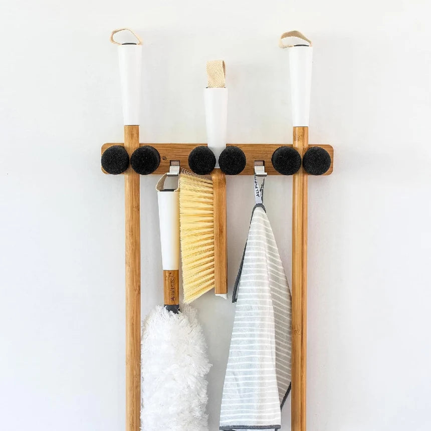 Mop and Broom Organizer Home cleaning Mop and Broom Organizer Mop and Broom Organizer Full Circle