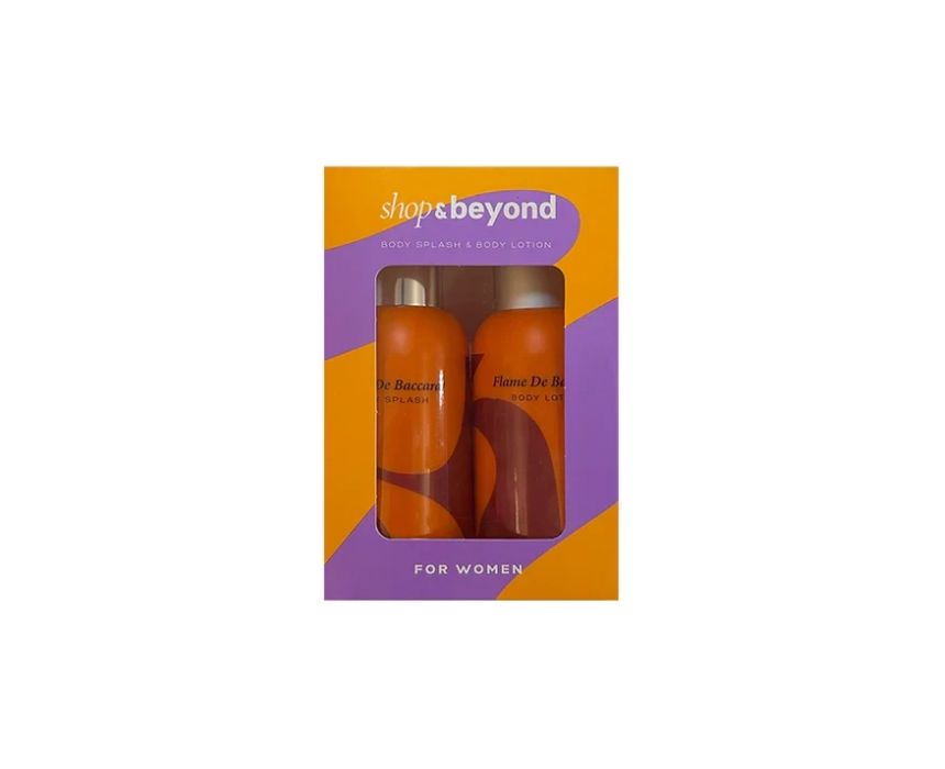 Flame De Baccarat Splash and Lotion Kit