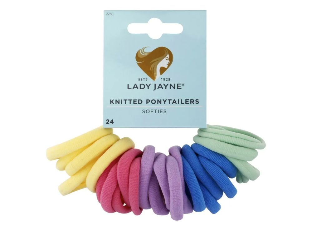 Lady Jayne Knitted Ponytailers Bright Colors