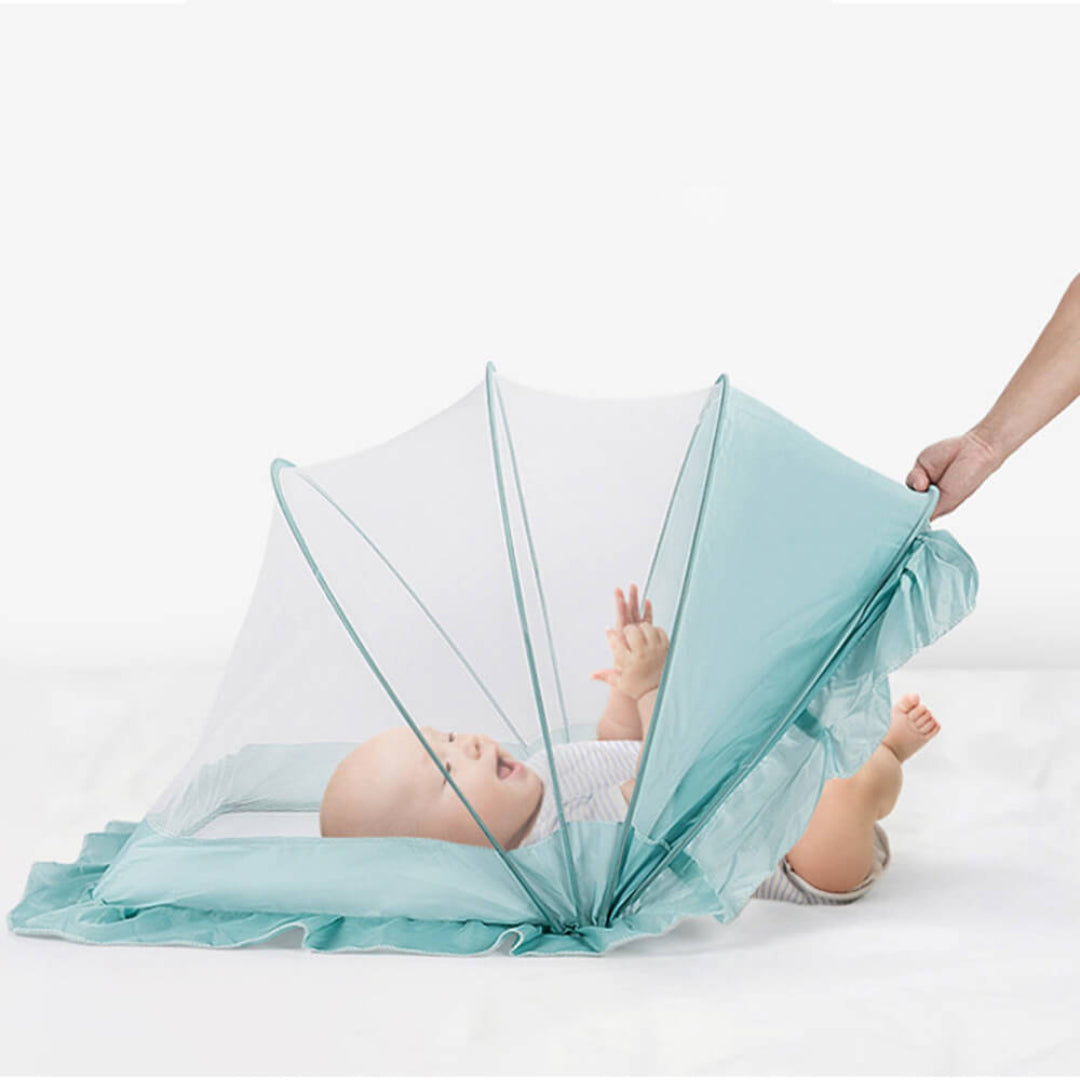 Foldable baby mosquito net for bed and travel