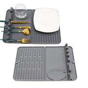 Foldable Silicone Spoon Rest & Dish Drying Mat
