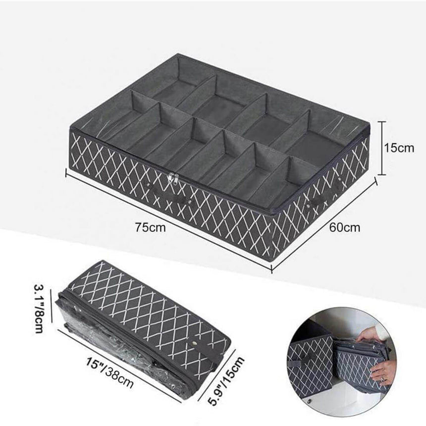 Foldable Under Bed Storage Shoes Organizer