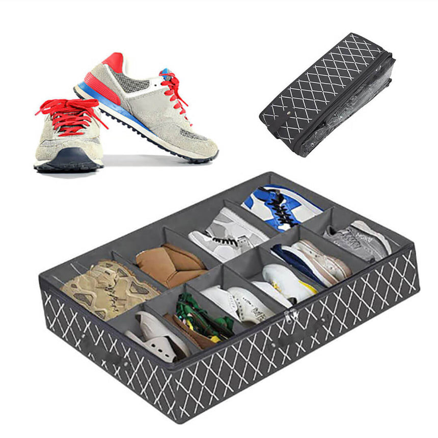 Foldable Under Bed Storage Shoes Organizer