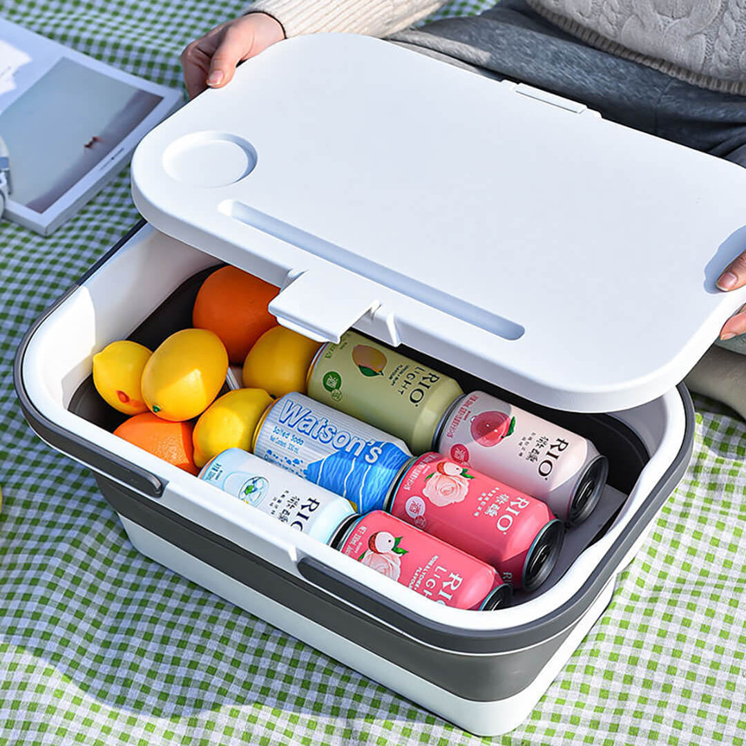 Portable Outdoor Camping Folding Storage Basket