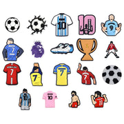 Football Croc Pins