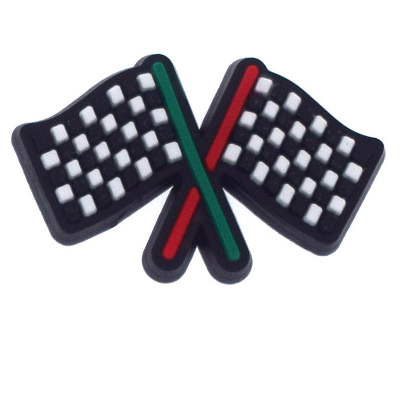 Formula 1 Finish Line Flags Croc Charm for Crocs | Jibbitz