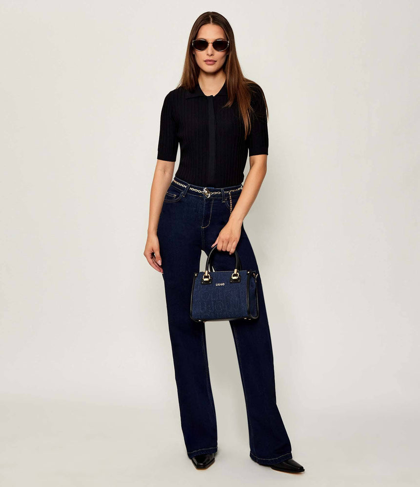 Liu Jo Manhattan Shopper Denim Bag