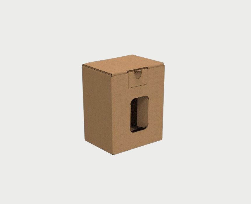 Jar Delivery Box With Windows Bundle of 25