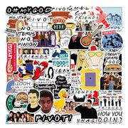 friends series stickers on a white background