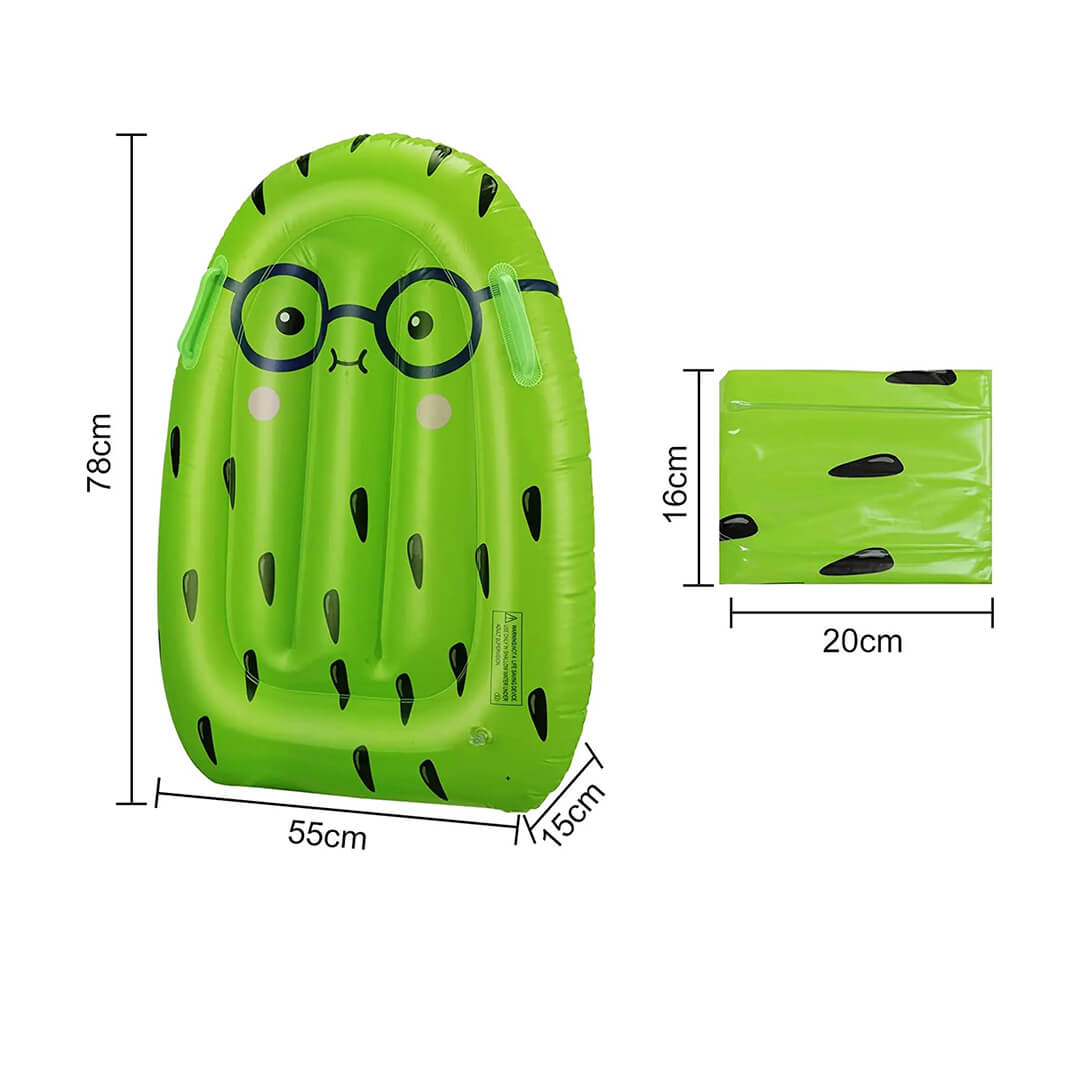Fruit Pattern Inflatable Surfboard Pool Float