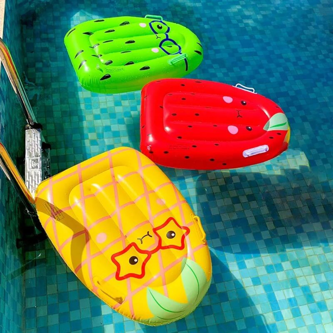 Fruit Pattern Inflatable Surfboard Pool Float