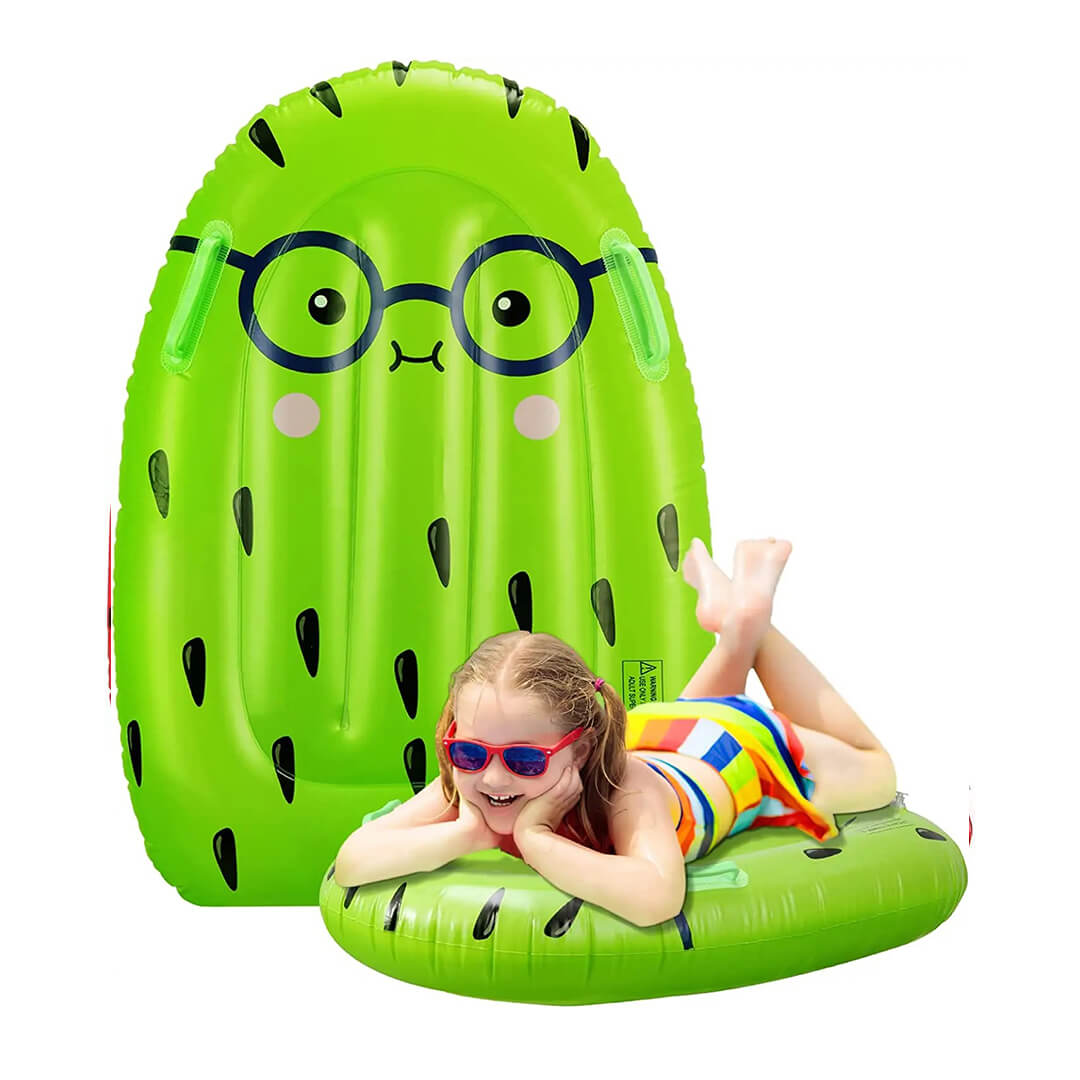 Fruit Pattern Inflatable Surfboard Pool Float kiwi