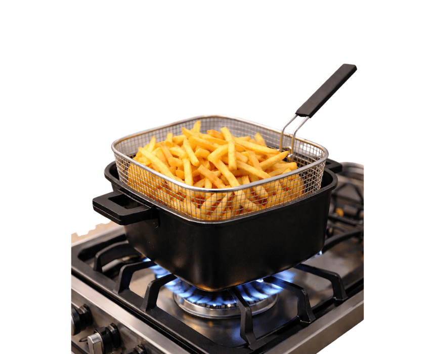 Fry Pan with Frying Basket