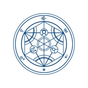 Fullmetal Alchemist Brotherhood Transmutation Circle Semi-Permanent Jagua Tattoo