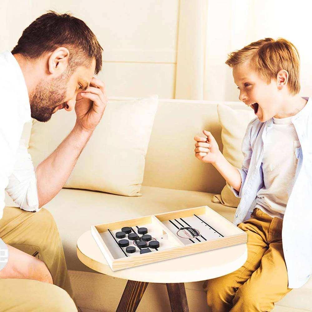 Interactive Wooden Soccer / Hockey Board Game (For Kids & Adults)