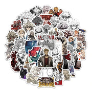 set of anime sticker characters