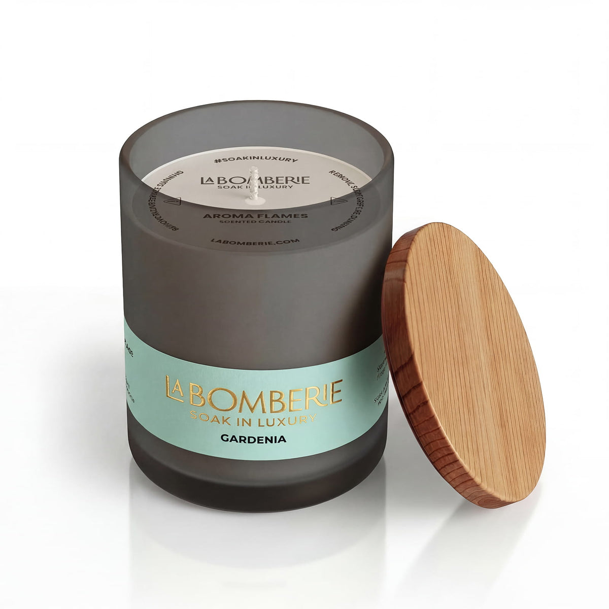La Bomberie White Garden Scented Candle