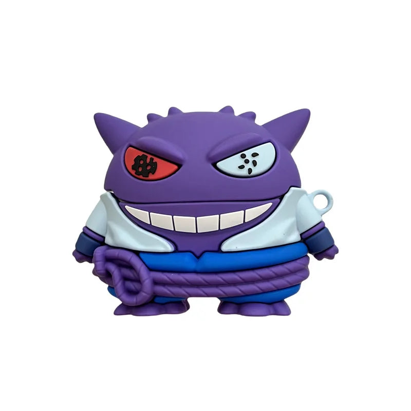 Sasuke and Gengar Crossed over Galaxy Buds 3 and Buds 3 Pro Case