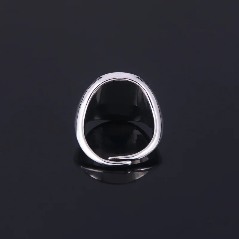 Metal Alloy Adjustable Ring Back View