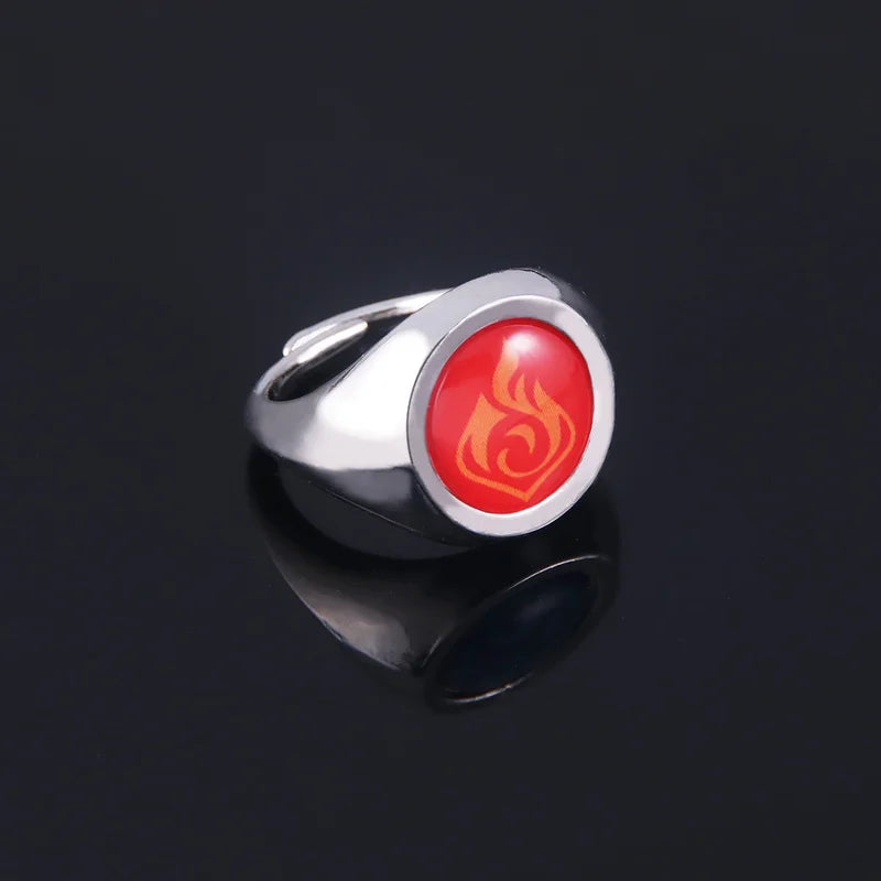 Genshin Impact Pyro Metal Ring