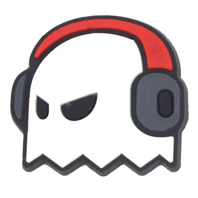Ghost Headphones Spooky Halloween Jibbitz Croc Charms -  Crocs