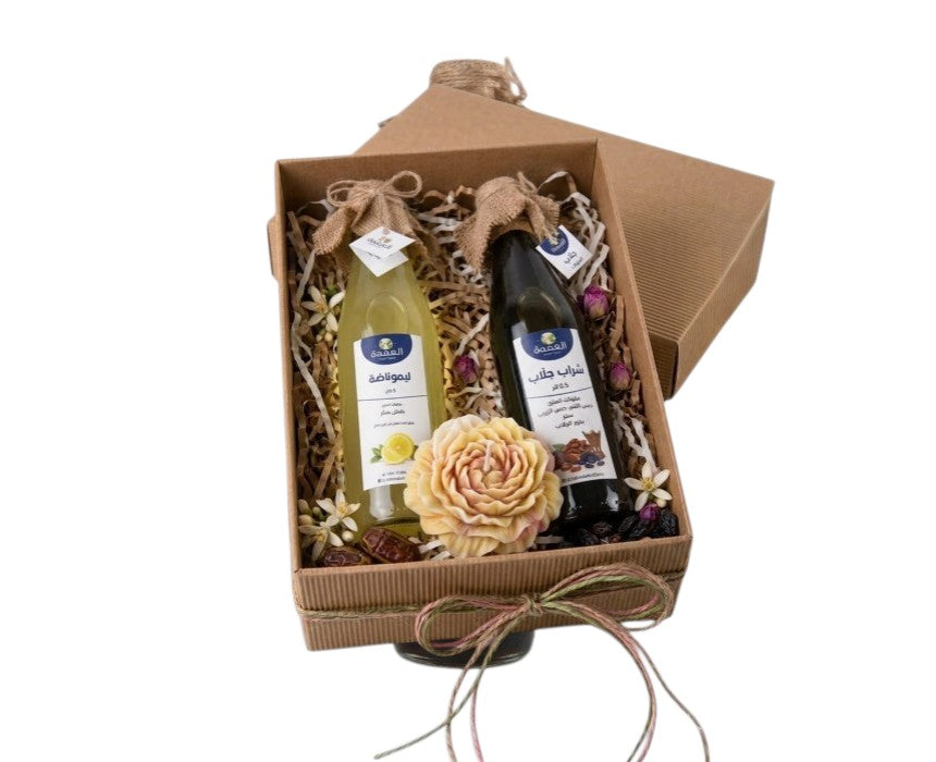 Lemonade and Jallab Syrup Duo - 500 mL Set