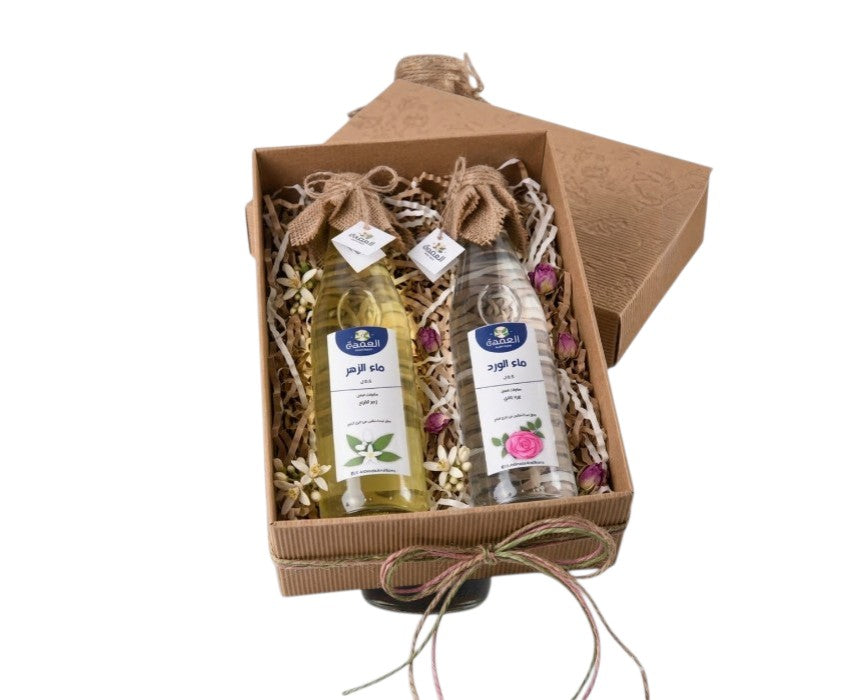 Rose Water and Orange Blossom Water Duo - 500 mL Set