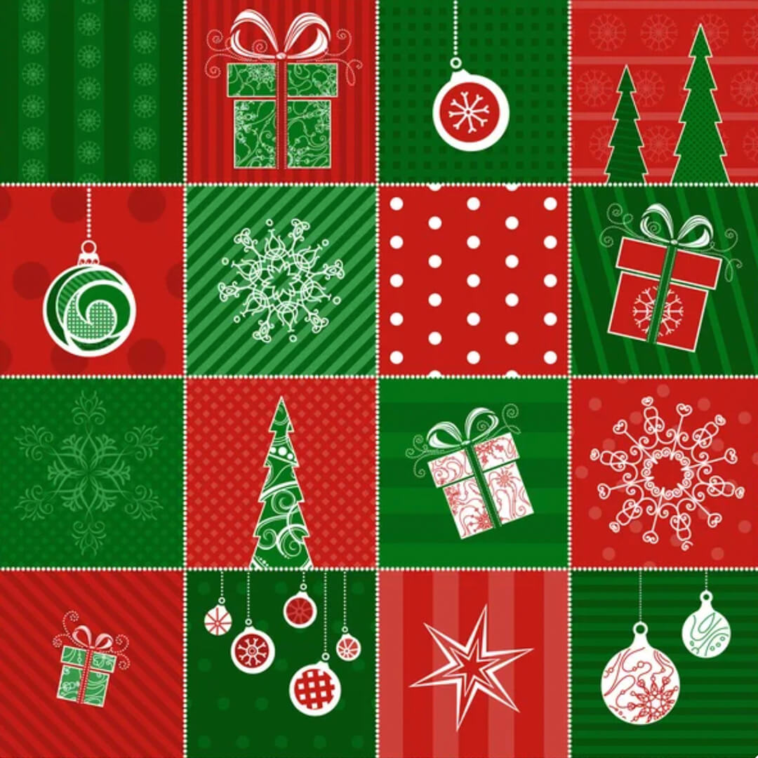 Colorful gift wrap for birthday presents and Christmas Christmas Background