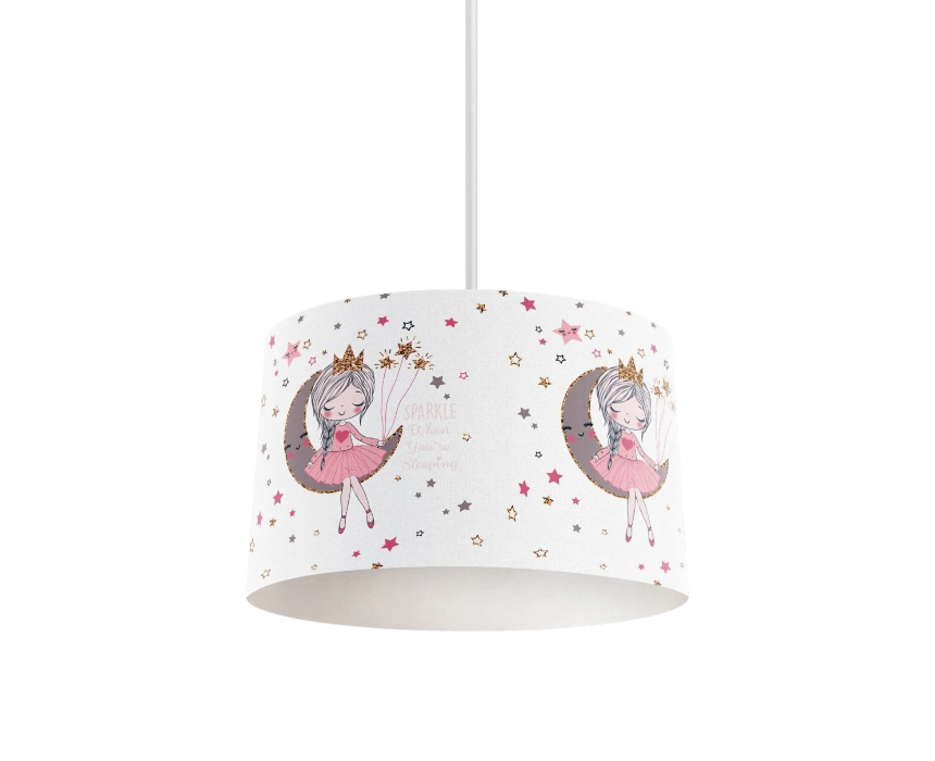 Girl on The Moon Lamp Ceiling