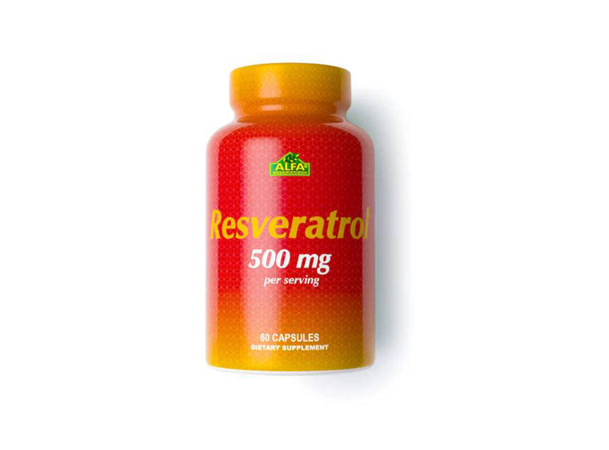 Alfa Vitamins Resveratrol 500Mg 60 Pieces