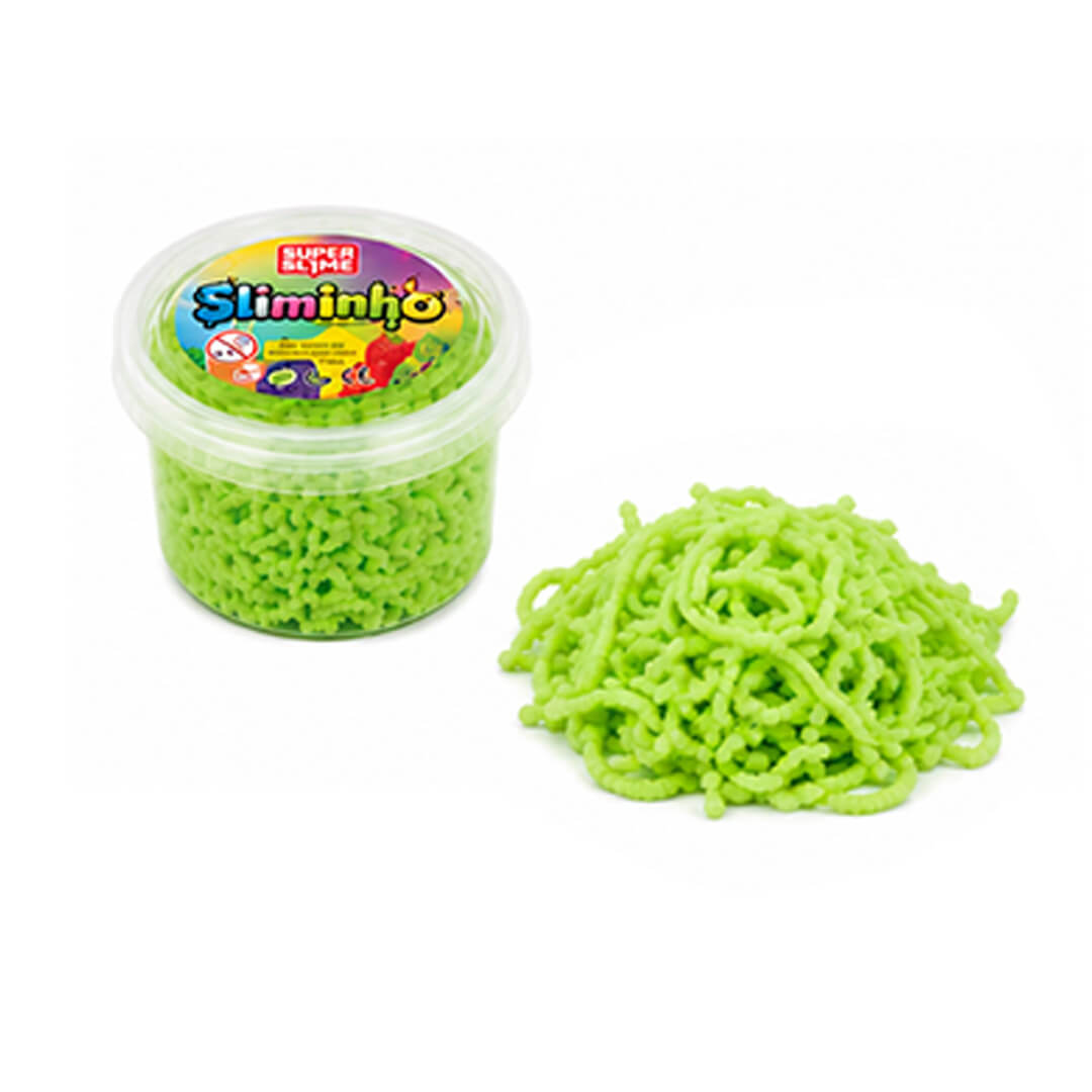Green Magic Noodle stretchy sensory toy for kids