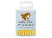 Lady Jayne Style Guards Yellow Kink Free Spirals 4 Pieces
