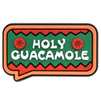 Funny Holy Guacamole Croc Charm